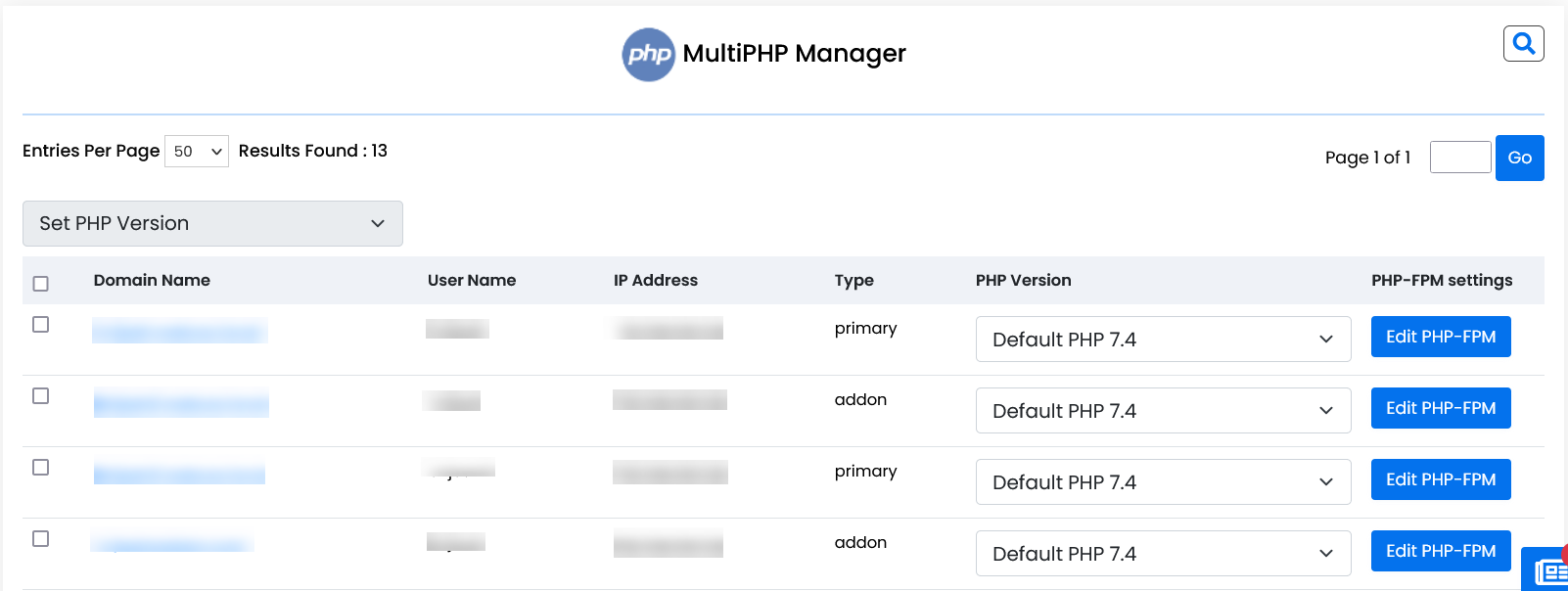 phpfpm_settings phpfpm_settings