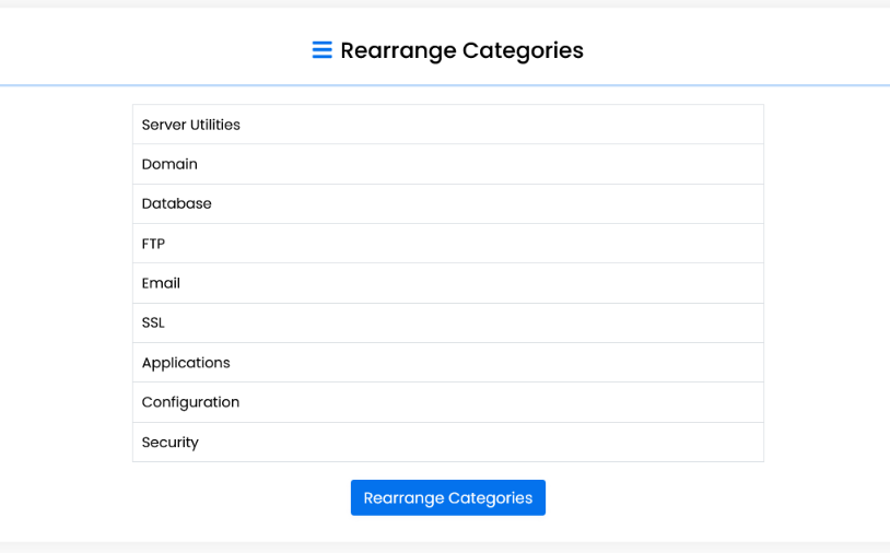 rearrange-categories rearrange-categories