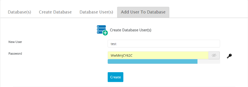 Manage Databases – Webuzo