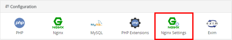 Webserver Module Configuration – Webuzo