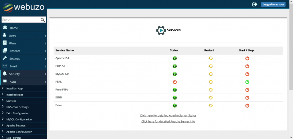 Webuzo 3.0.0 Multi-User Version Launched – Webuzo