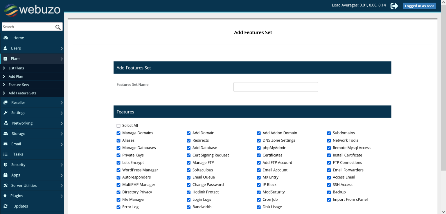 Webuzo 3.0.5 Launched – Webuzo