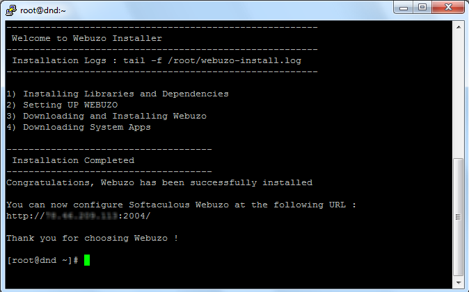 webuzo_installer