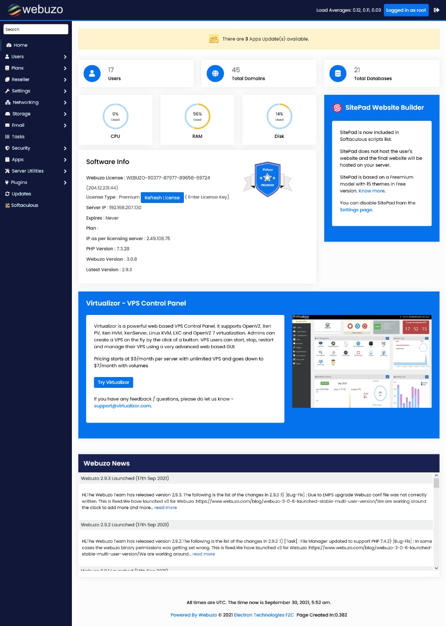 Admin Panel