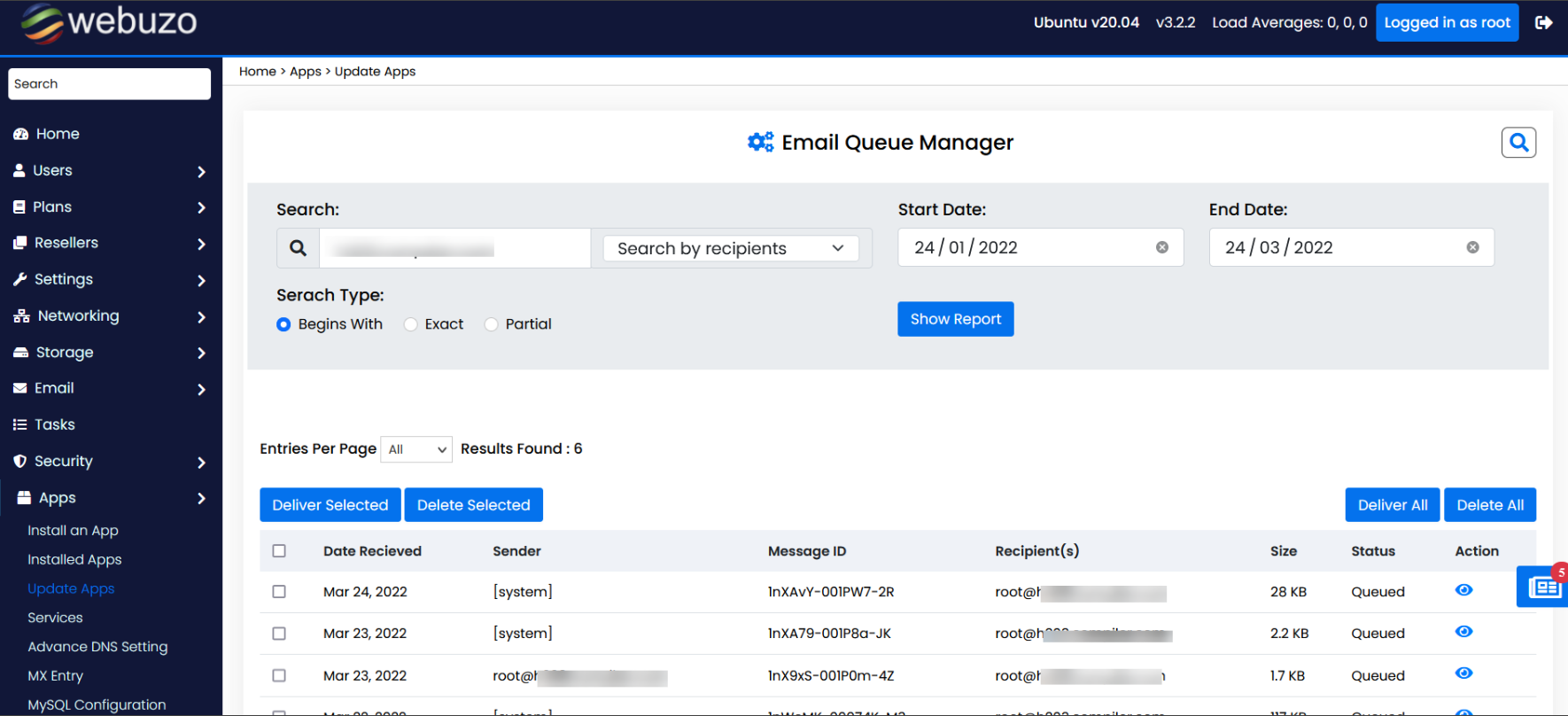 Webuzo 3.2.2 Launched – Webuzo