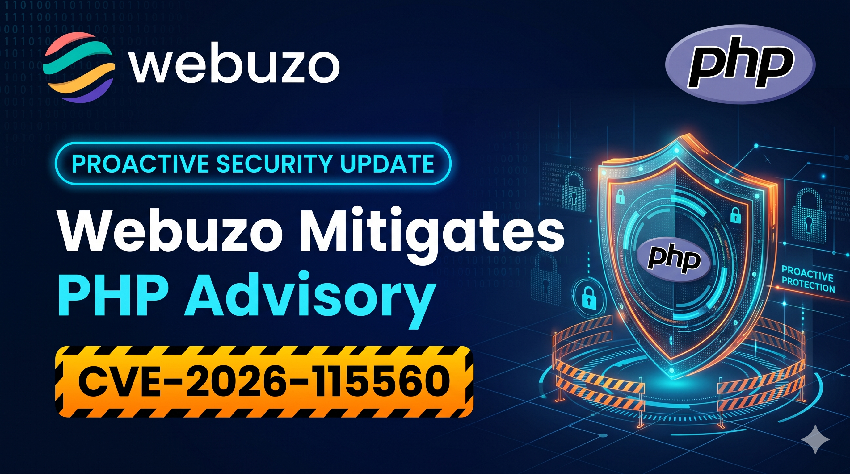 Webuzo PHP 23rd Oct Advisory